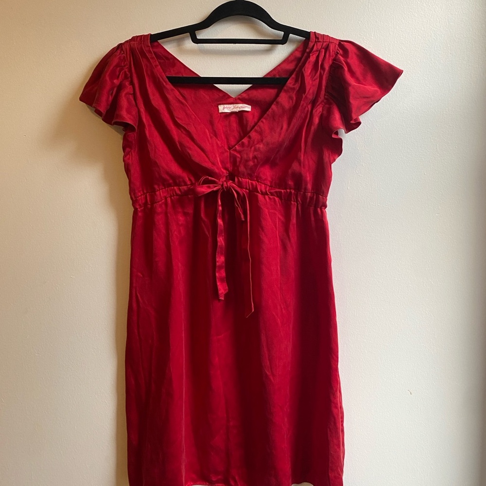 Vintage Betsey Johnson 100% Silk Babydoll Dress